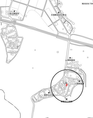 中古住宅　東深瀬の地図