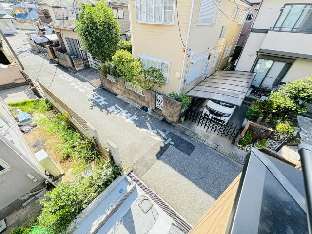 柏市光ヶ丘４丁目新築戸建【酒井根東小学校：5分】の展望|バルコニーより道路側眺望