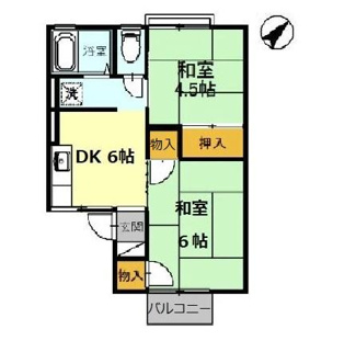 【間取り】 | ワカバハイツ