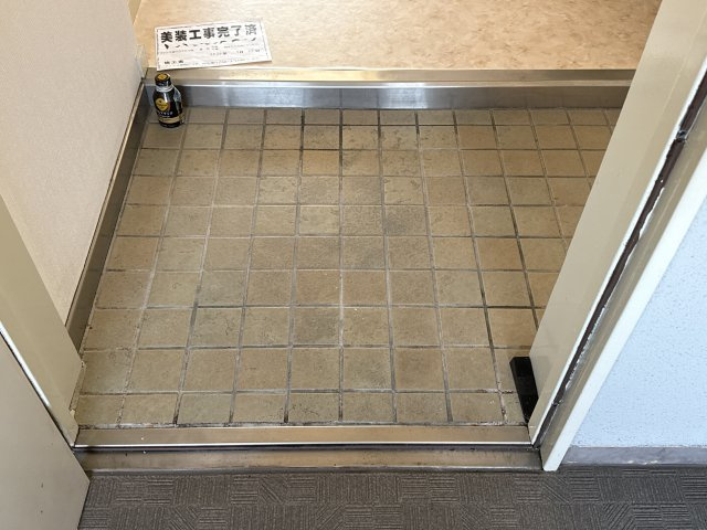 コーポ青山Ⅱの玄関