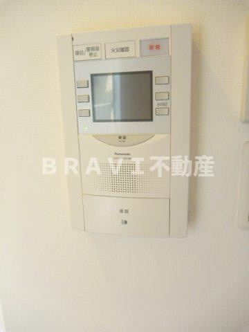 アクアプレイス北浜　BRAVI不動産のセキュリティ|【アクアプレイス北浜】モニター付きインターホン