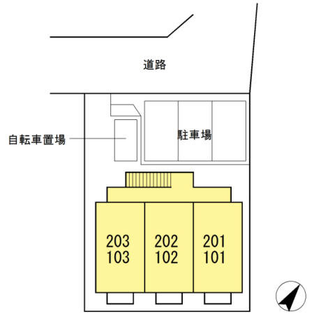 アーバンライフEの駐車場