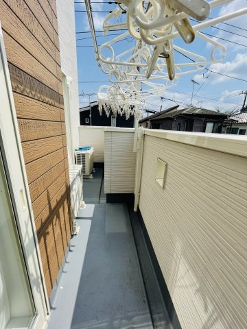 【築浅中古住宅】ふじみ野市亀久保のバルコニー