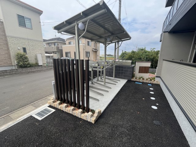 カンパニュールのその他共用部分|駐輪場です