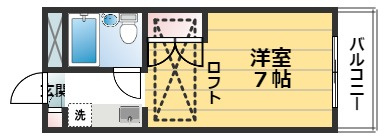 ヤングヴィレッジ河原町の間取り