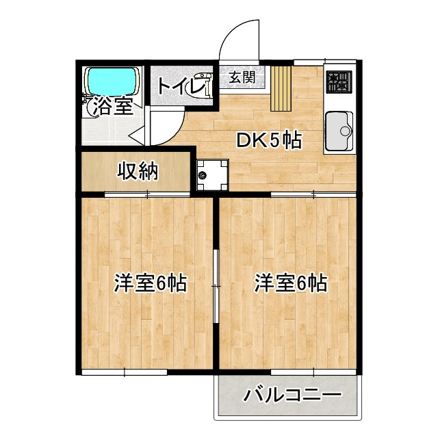 長崎ハイツの間取り