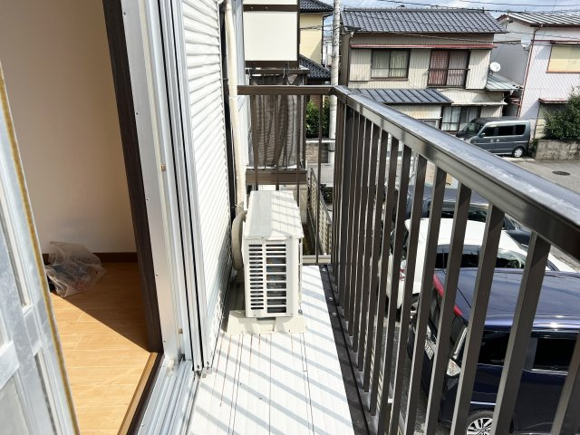 長崎ハイツのバルコニー