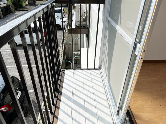 長崎ハイツのバルコニー