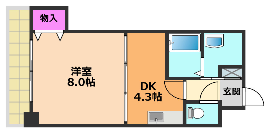 MAEKAWA BLDの間取り