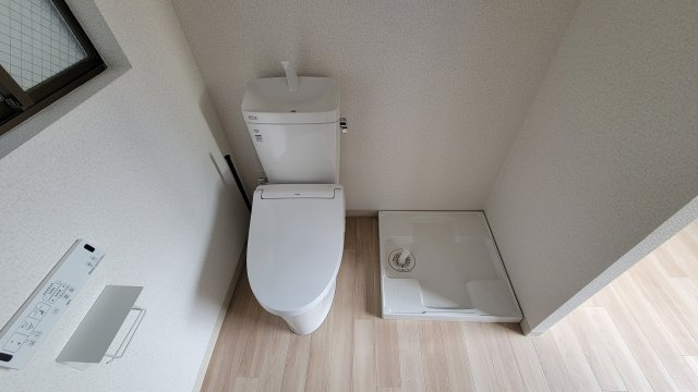 BT追分ビルのトイレ|現契約者入居前のリフォーム中写真