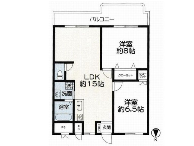 【間取り】 | 山科団地C棟