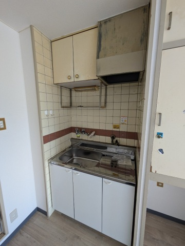 ponte吉島のキッチン|コンパクトなキッチンで掃除もラクラク