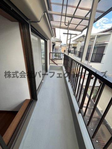 長尾元町7丁目戸建　賃貸のバルコニー|陽当たり良好なバルコニーです