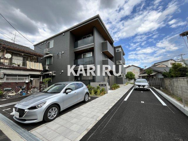 ウィズパーク　ノーサイドの駐車場