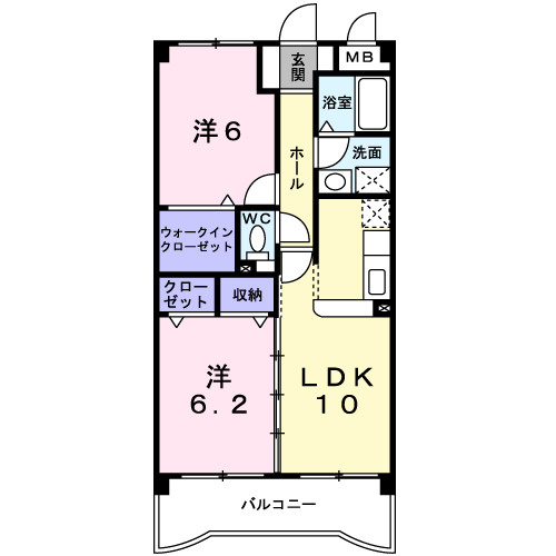 ボーフェン　ドゥリーの間取り