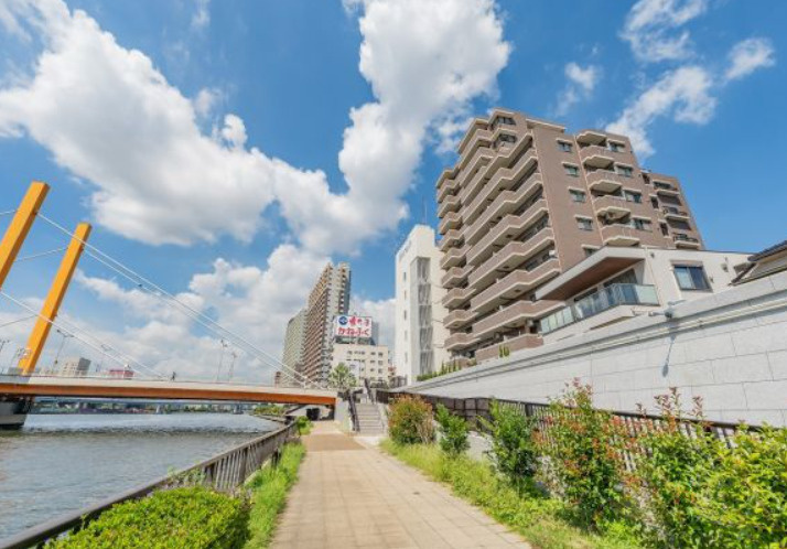 ナイスアーバン新大橋隅田川ステージの外観
