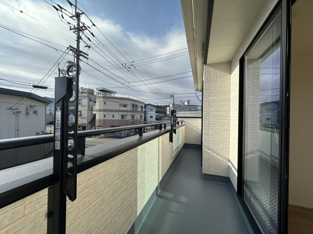 グラファーレ桟橋通5期2号棟　新築戸建住宅のバルコニー