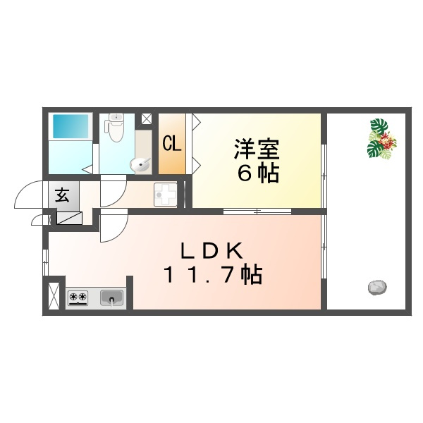 パルティーダイーストの間取り