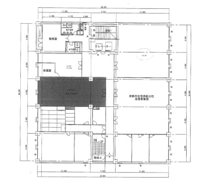 洛西センタービルの区画図