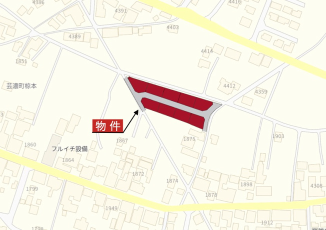 【地図】 | 津市芸濃町椋本《全9区画》 | 詳細Map