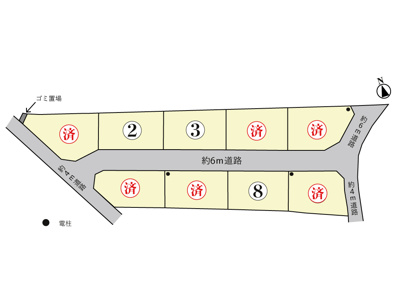 【区画図】 | 津市芸濃町椋本《全9区画》