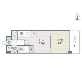 【間取り】 | 仲介手数料半額！HPに初期費用掲載「プライスホーム」で検索！クレベール博多 | 間取り図