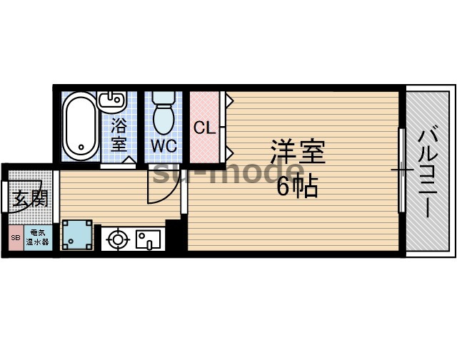 スチューデントパレス茨木の間取り