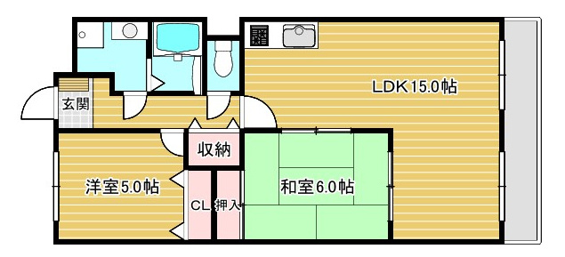 【間取り】 | 芦屋三木マンション