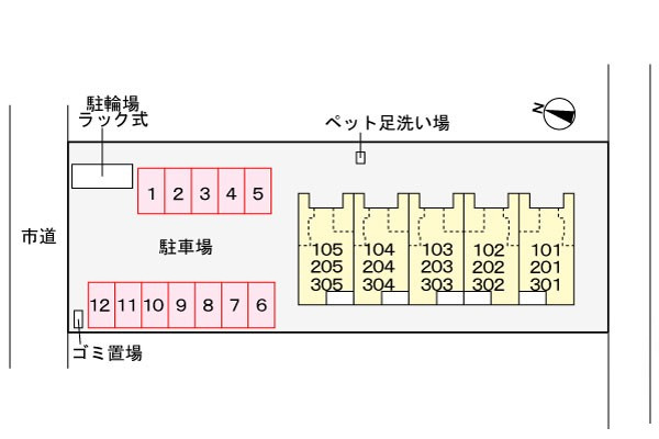 プランドールの区画図