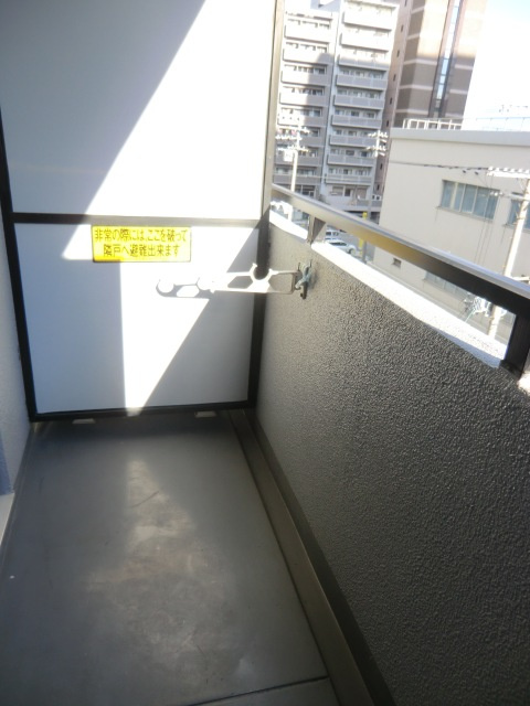 あすかビルのバルコニー