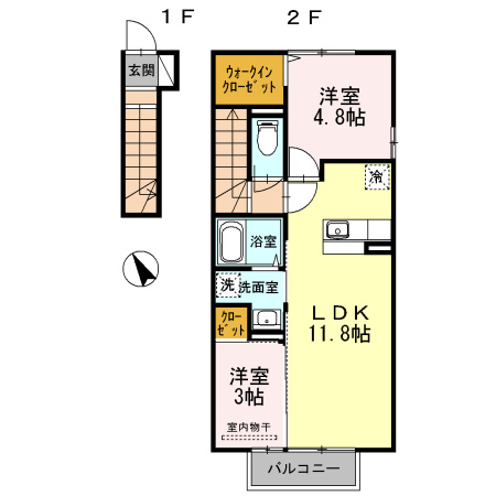【間取り】 | ラムロ吉田 | ◆◇◆大人気の入居時の費用負担0円プラン利用可能◆◇◆
〇現地待合わせOK　〇LINE対応可　〇他社物件持込ＯＫ
〇遠隔契約OK　〇お値引き喜んで♪皆様のお問合せをお待ちしています♪