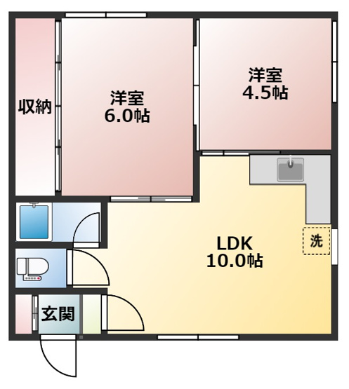 【間取り】 | 【CP対象】ハイツ37 | 間取りです