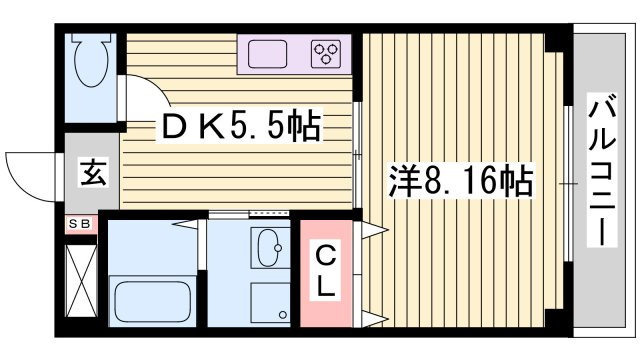 ヴァンクレールⅠの間取り