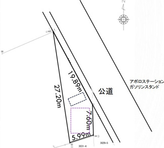 【土地図】 | 狭山市富士見1丁目　建築条件なし売地　西武新宿線『狭山市駅』徒歩11分　【富士見小学区】