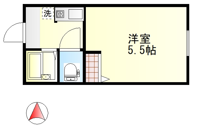 リメイン福島Aの間取り