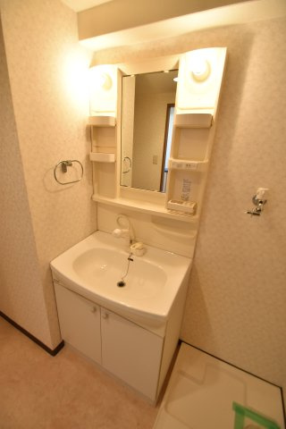 大阪市都島区東野田町４丁目の賃貸マンションの独立洗面台