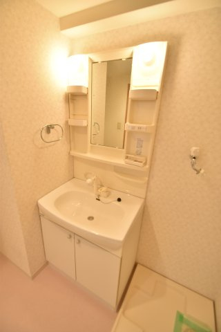 大阪市都島区東野田町４丁目の賃貸マンションの洗面所