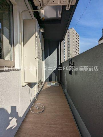 エステムコート大阪福島Ⅱレイヤーのバルコニー