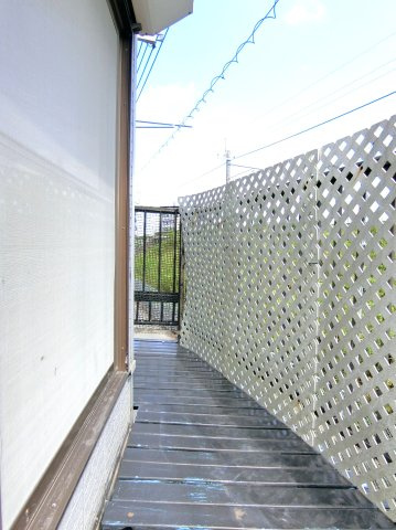 大網戸建のバルコニー