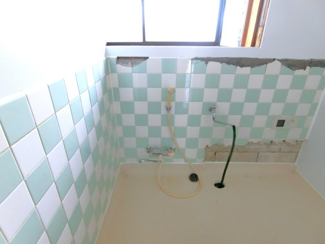 大網戸建の浴室|シャワー