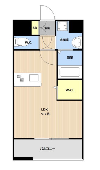 【間取り】 | LIBTH博多駅南Ⅳ | 現況優先。