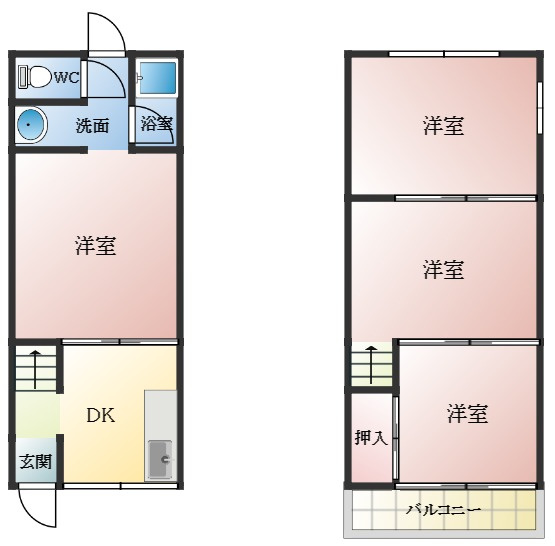 【間取り】 | 河合1丁目テラス