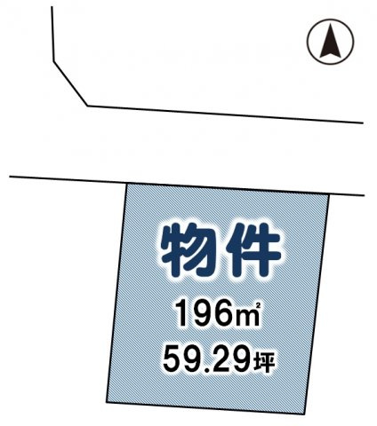 野木町南赤塚の土地図