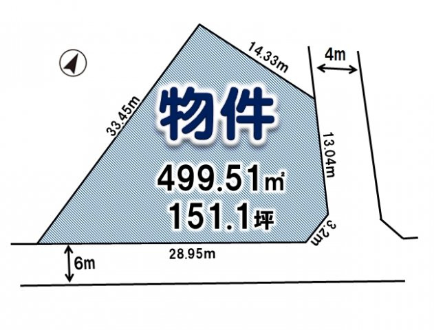 野木町野渡の土地図
