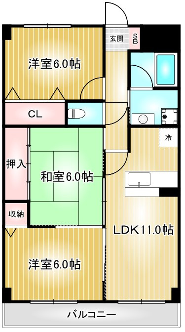 エトワール千代田|名古屋市の賃貸ならMy賃貸の間取り|エトワール千代田
