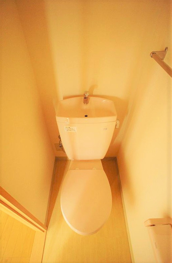 久留米市花畑１丁目の賃貸マンションのトイレ|落ち着いたトイレです