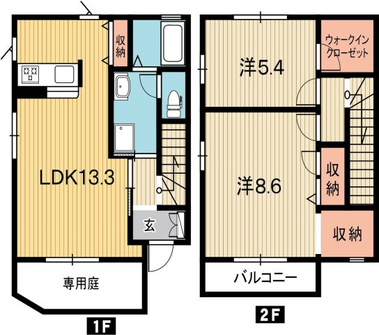 シンフォニーB棟の間取り