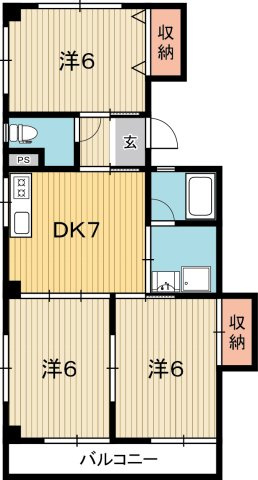 パークサイド葛島の間取り