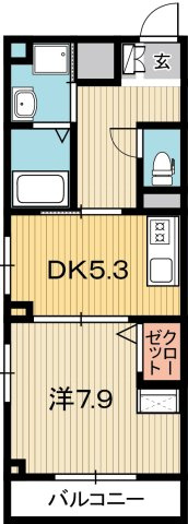 フレンテ・カルポートの間取り