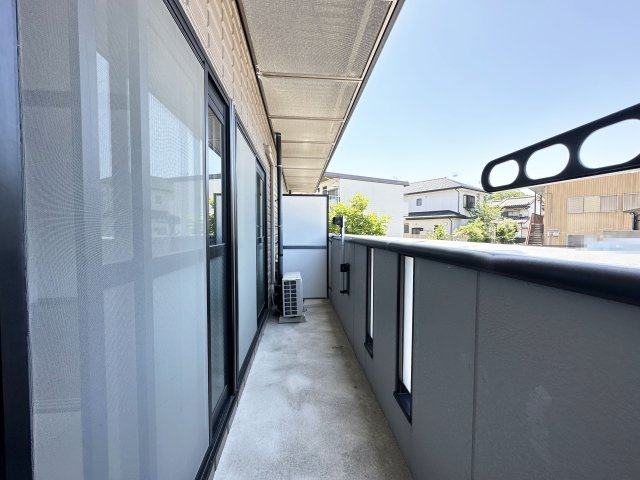 ミルキーハウス 南棟のバルコニー
